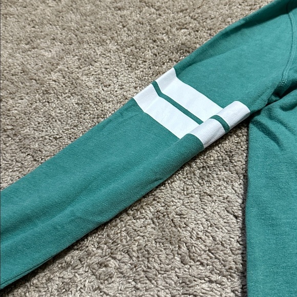 Victoria's Secret Green Angel Full Zip Up Sweatshirt Hoodie Medium - Picture 3 of 6